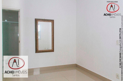 Imagem 30 de 30 de Apartamento Com 2 Dormitórios, Sala Com Sacada, Lazer Completo, 1 Vaga À Venda, 64 M² Por R$ 455.000 - Marapé - Santos/sp - Ap10953