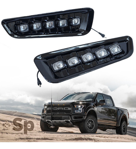 Faros Niebla Para Ford Raptor 2020 Ambar/blanco Off Road