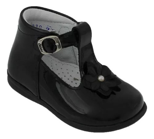 Zapato Niña Casual Escolar Coloso 962 Charol Negro 14.5 A 17