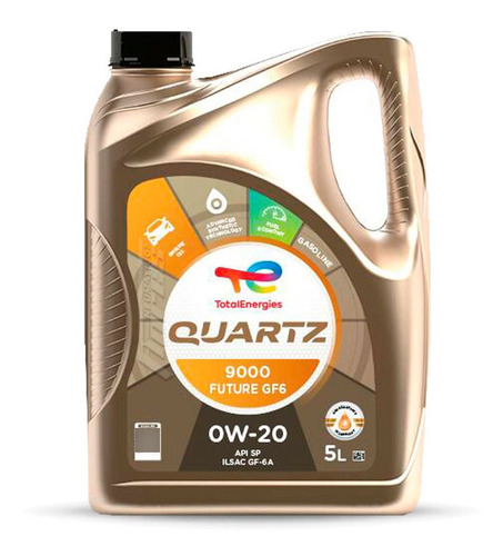 Aceite Total Quartz 9000 Future Gf6 0w20 Sintetico 5 Litros