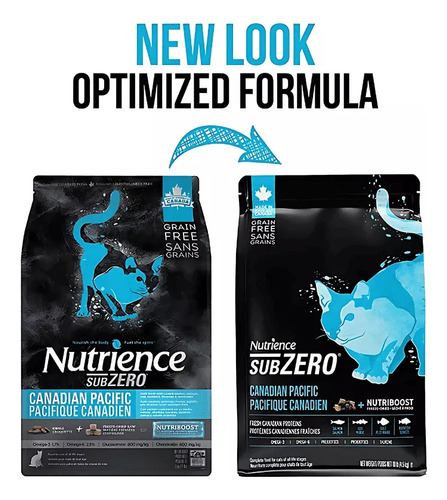 Nutrience Subzero Canadian Pacific Gato 4,5 Kg
