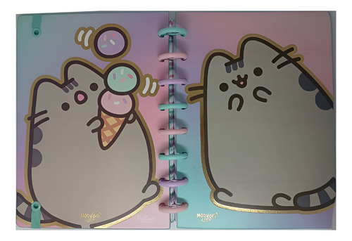 Cuaderno Inteligente A Disco Mooving Loop A5 16x22cm Pusheen