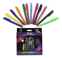 Comprar 12 Plumones Glitter Marcadores Lettering Brillos Papeleria