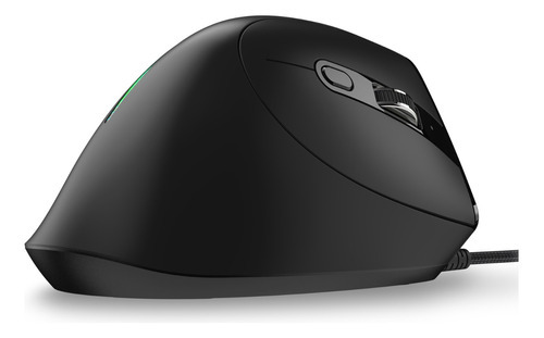 Mouse Gamer Zelotes Programable Vertical Ergonomico 9 Boton Color Negro