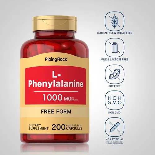 Piping Rock L Fenilalanina 1000mg Anti Depresión 200capsulas