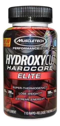  Hydroxycut Hardcore Elite 100 Caps. Termogenico !! Usa !!