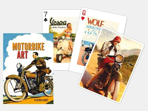 Imagen 1 de 2 de Moto Art Juego De Cartas