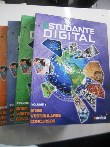 Enciclopédia Estudante Digital 4 Volumes (editora Eureka)
