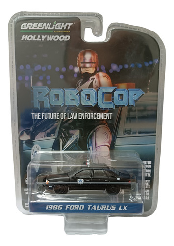 Robocop, Ford Taurus Tx 1986, Escala 1:64, Greenlight, Metal