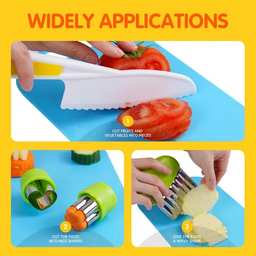 Liamasum Cuchillo De Cocina Para Ninos, Herramientas De Cuch