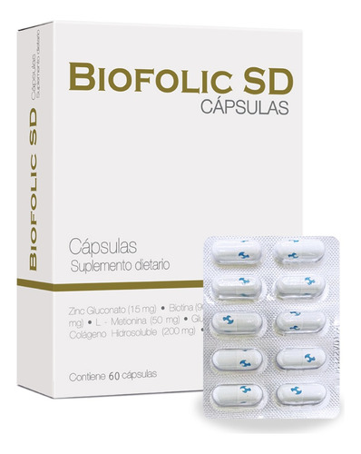 Biofolic Sd Capsulas - Biohealthy 60 Capsulas