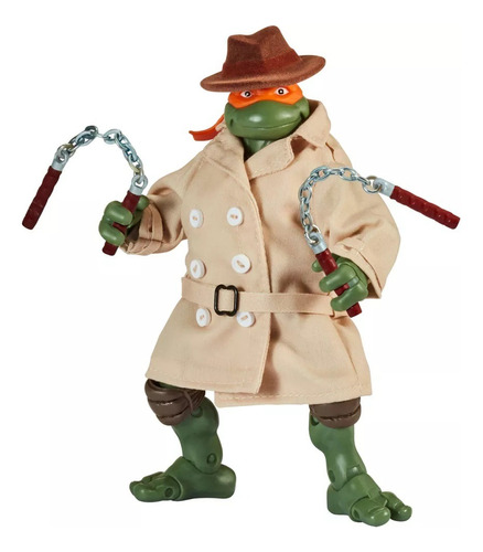 Figura Tortugas Ninjas Articulada Con Arma Orig Tut Tutti