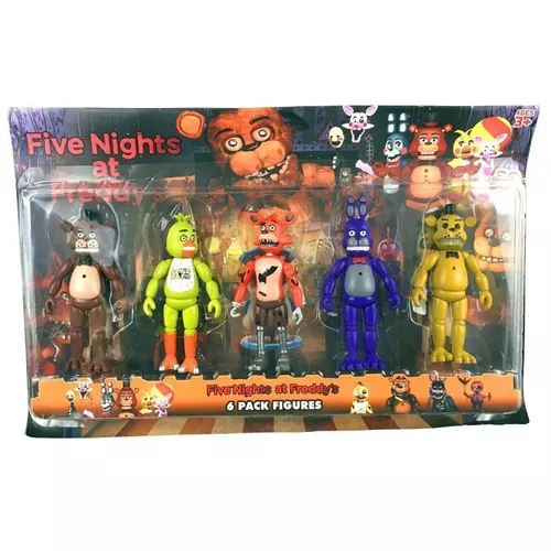 Kit 5 Bonecos Five Nights at Freddy's 1