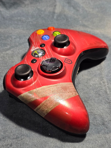 Control Inalambrico Xbox 360 I Edición Tomb Raider, Original Rojo (Reacondicionado)