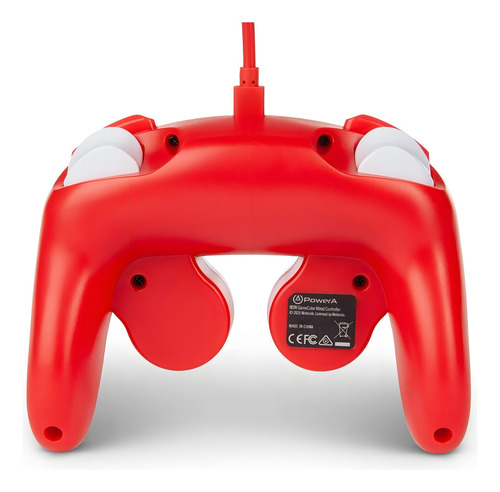 Control Para Switch Powera Cube Mario Blanco Alámbrico