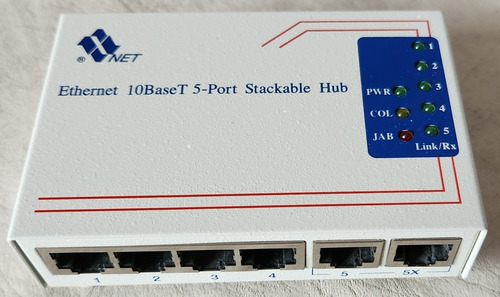 Switch Hub 5 Bocas Rj45 10baset Port Stackable 5 Bocas (Usado)