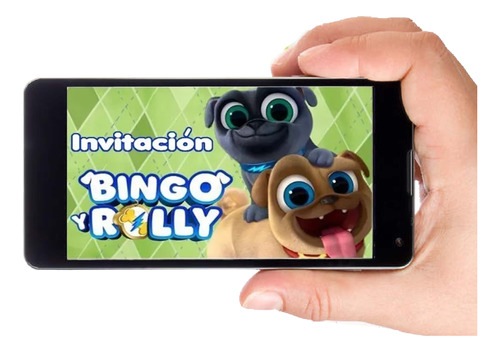 Invitación En Video Puppy Dog Pals - Bingo Y Rolly