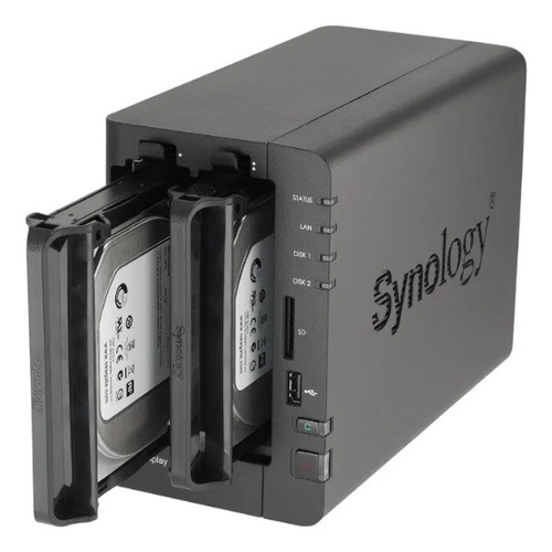 Synology Nas Ds214play 2 Bay  X 4tb Saludables 