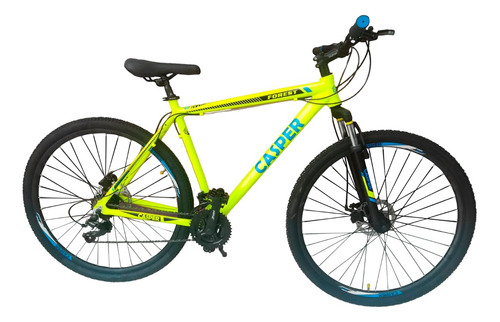 Bicicleta Mountain Bike Rodado 29 Forest Aluminio Shimano Cambios Frenos Disco Suspension Llanta Doble Varon Mujer Happy