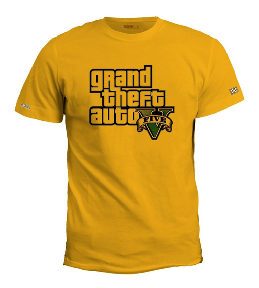 logo gta manga corta Talla: TALLA-XL Camiseta Grand Theft Auto 5 