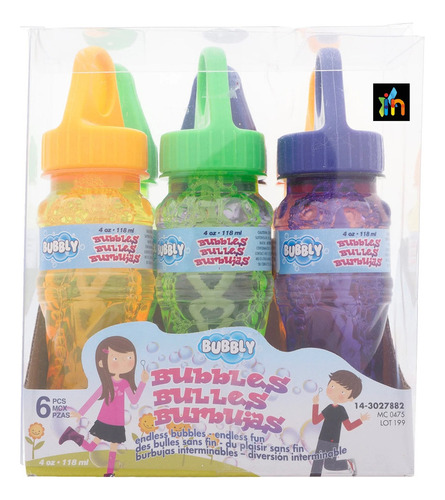 Botella De Jabon Para Hacer Burbujas Juguete Para Niños