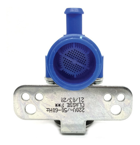 Valvula Solenoide Simples Entrada Agua Reta Com Suporte 220v