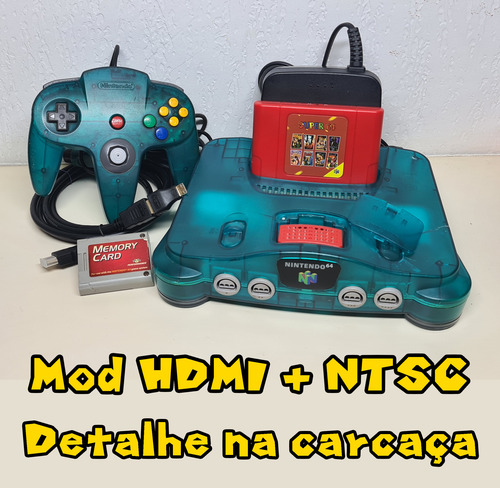 Nintendo 64 Hdmi Mod Anis + Everdrive + Expansion Pak /i3/ Anis (Usado)