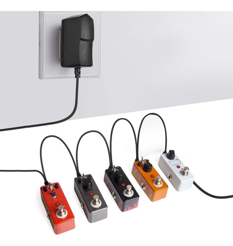 1 Cable Adaptador De Corriente De 9 V Para Pedal De Guitarra