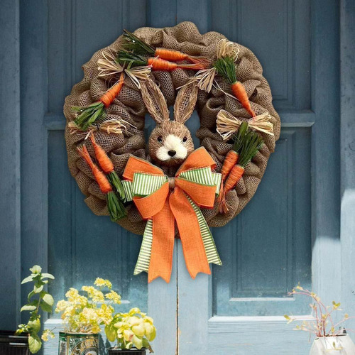 - Corona De Pascua Para La Puerta Delantera Corona De