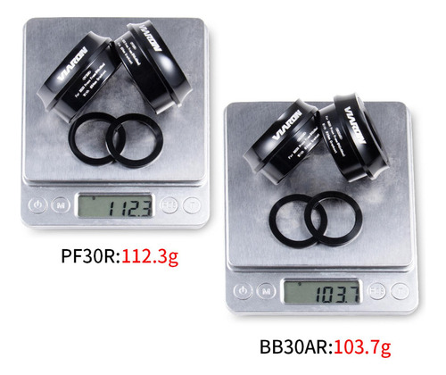 Adaptador De Conversión Bb / Pf30 De Rodamiento Bb30ar Rojo