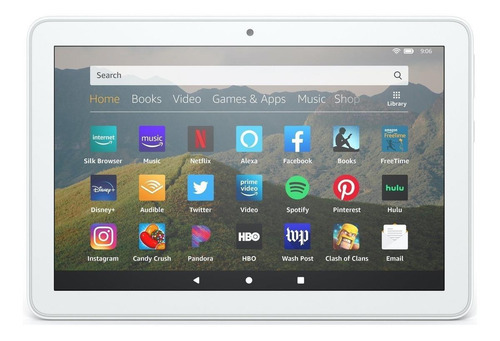 Imagen 1 de 2 de Tablet Amazon Fire HD 8 2020 KFONWI 8" 32GB white y 2GB de memoria RAM