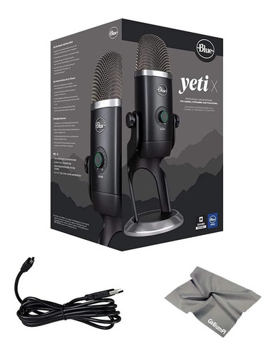 Imagen 9 de 9 de Microfono Profesional Blue Yeti X Streaming Podcast Pie Usb