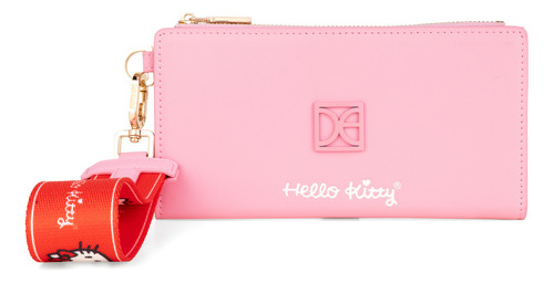 Cartera Flap Oe X Hello Kitty Grande Color Rosa Cloe 2BICI24294
