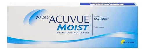 Lentes De Contato 1 Day Acuvue Moist Grau Cilíndrico 000 Grau Esférico +2,50