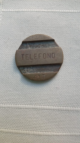 Cospel Ficha Teléfono Numerada Número 417 Tengo Otras (Usado)