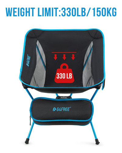 Silla Plegable Ultraligera Compacta Para Camping Y Mochilero