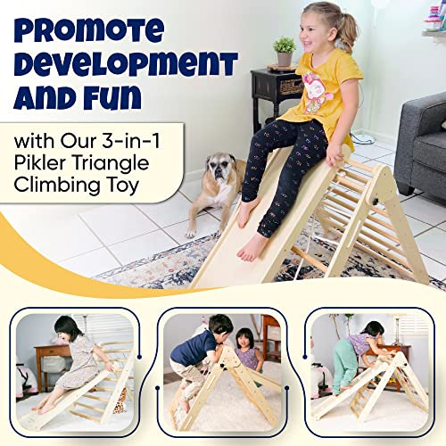 Triángulo Pikler 3 1 Set De Escalada Montessori Tobogã...