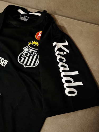 Camiseta Neymar Santos Jr Negra Homenaje 2025