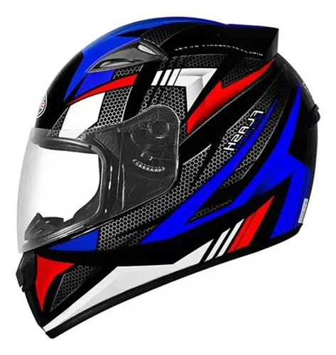 Capacete Masculino Ebf New Spark Flash Azul Promoção — foto 1