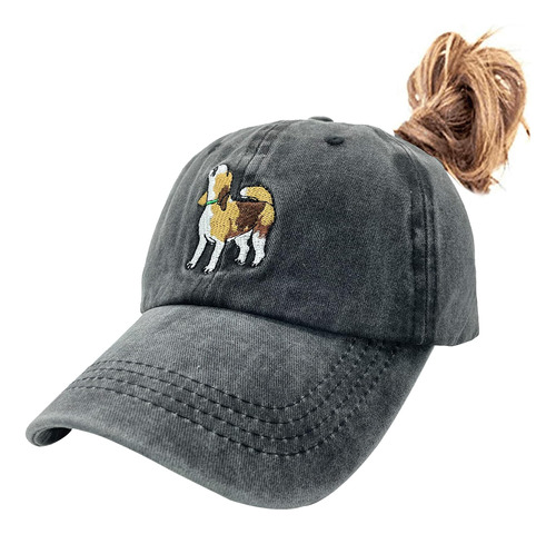 Nvjui Jufopl Lindo Beagle Ponytail Hat Para Mujer, Lavado Bo