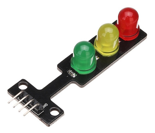 Kit 5v Mini Semáforo Módulo Pantalla Led Para Arduino 3x Led