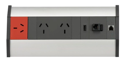 Cambre Track Aluminio Tapa Blanca