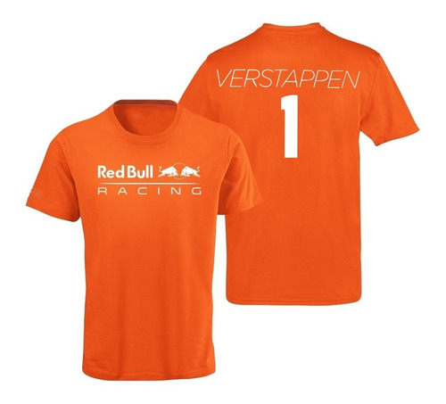 Playera Max Verstappen Redbull Racing  Número 1 Espalda