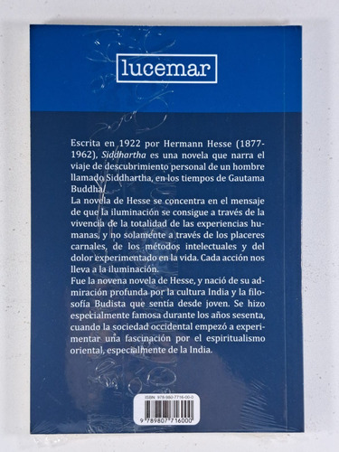Siddhartha - Hermann Hesse - Libro Nuevo