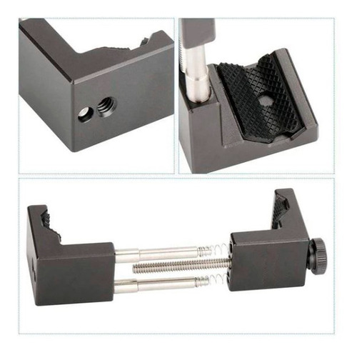 Imagen 2 de 6 de Soporte Celular St01 Metalico Con Rosca 1/4 Vlog Home Office