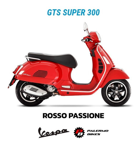 Imagen 9 de 16 de Scooter Vespa Gts Super 300 Stock Ya! - Palermo Bikes