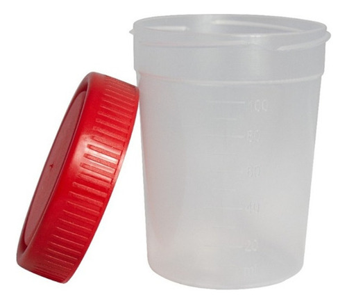 Vaso Desechable Clinico 100ml Polipro Esteril C/50 - Megalab