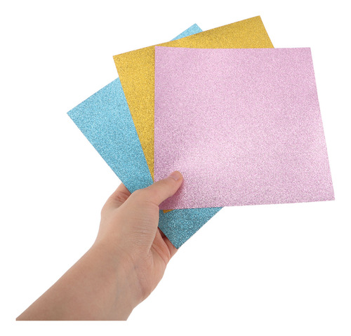 60 Folhas De Papel De Origami Brilhante De 15 Cm: Papel De O
