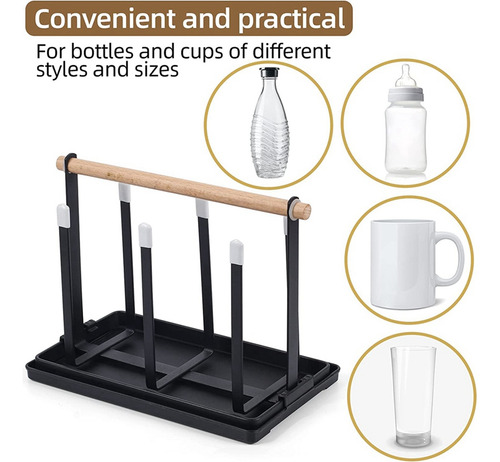 Soporte Para Botellas, Escurridor De Platos, Soporte Para 6