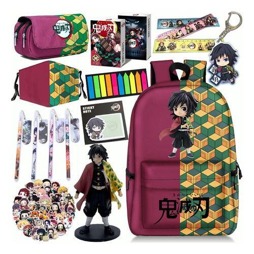 Kit De Suministros De Mochilas De Anime De Juguete De Figura